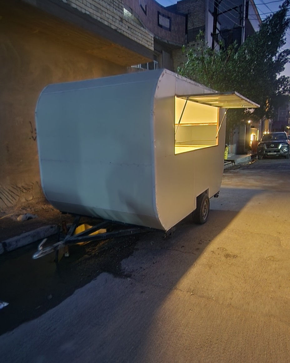 كرفان مطعم متنقل للبيع 
جديد غير مستخدم 
طول 3.25cm
عرض مترين 
ارتفاع مترين 
مكان الكرفان بغداد حي الجهاد 
السعر ١٥ ورقة #الشعب_الصيني_ماله_حل #trendingreels #trending


**إذا كنت صاحب هذا الإعلان وتريد حذفه لأي سبب، رجاءا أرسل رسالة إلى الدعم الفني**