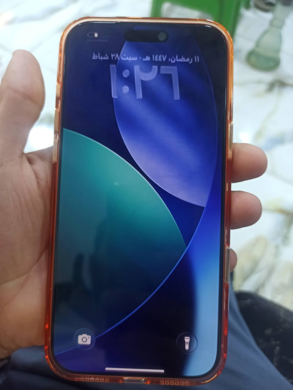 ايفون 17 برو ماكس دبل سيم كارت يعني خطين فعليات بطاريه 100 جديد بعده  عدد دورات 120  السعر مليونين و150  مكاني النجف الاشرف 
***********
