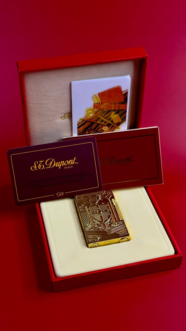 ولاعه فرنسيه فاخره من براند St dupont العريق 🇫🇷🇫🇷
كارت ضمان دولي

نظام غاز وتحكم يدوي

طلاء ذهب gold plated 

الولاعه Master quality premium 

ملحقات كامله

الخاص مفتوح 

وموجود توصيل لكل العراق


**إذا كنت صاحب هذا الإعلان وتريد حذفه لأي سبب، رجاءا أرسل رسالة إلى الدعم الفني**