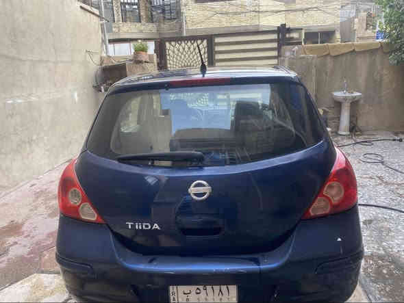 السلام عليكم نيسان تيدا موديل 2007 صبغ 3قطع  السياره ماشيه 105 محرك كير مبدالات جدد تبريد شغال مشط استيرن جديد السعر 70 الهاتف *********** مكان السياره بغداد
