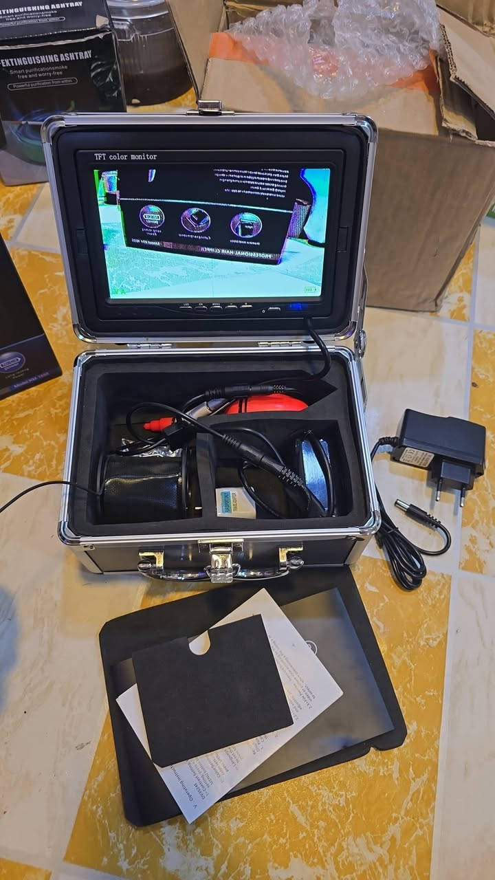 جهاز صيد  الاسماك تحت البحر
شاشه + كامره يجي شحن  
علبه المنيوم بطاريه ليثيوم + شاحنه 
سعر 150 
عنواني بصره


**إذا كنت صاحب هذا الإعلان وتريد حذفه لأي سبب، رجاءا أرسل رسالة إلى الدعم الفني**