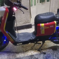 للبيع دراجه ار ٧ بيها ٣ بطاريات منفوخات وثنين شغالات السعر ٢٥٠ بيها مج...