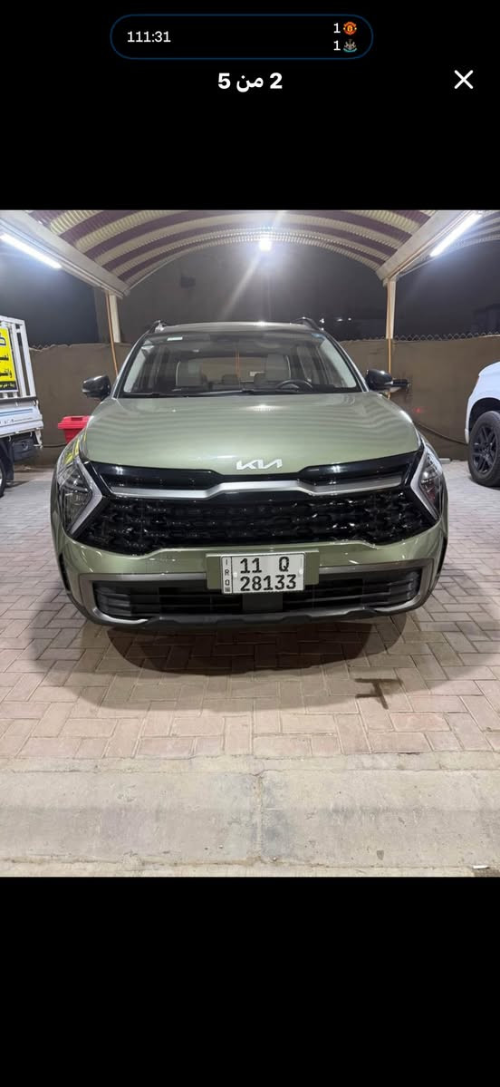 كيا سبورتج وارد صنيني اعلى مواصفات
ماشية 23 الف بيها تبديل بنيد فقط حادث خفيف 
السعر 32 مليون وبيها مجال 
***********
