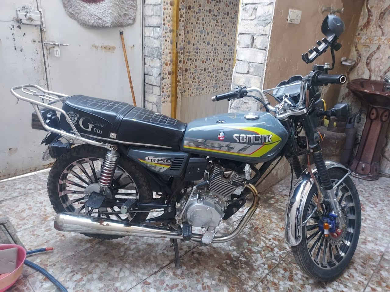 للبيع الدراجة 2025 رقم الشاصي نفسة الي بالوصل دراجة نگرة سلف حتى لو الفجر وشغالة هندر هم السعر 730 للتواصل ***********
