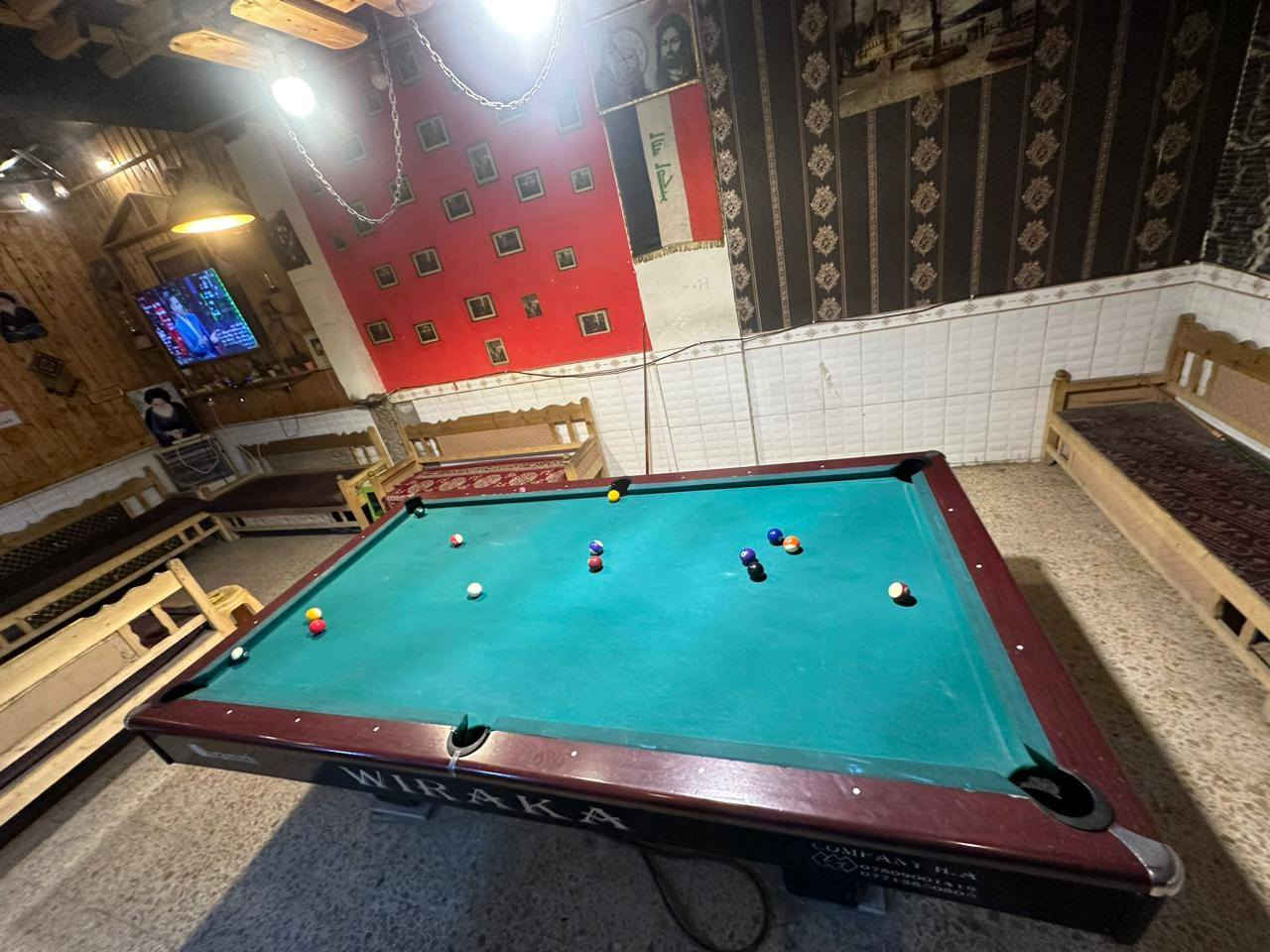 السلام عليكم ميز بليارد ويركه للبيع النضافه كدام عينك  السعر ع الخاص ***********
