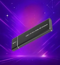 صندوق M.2 NVMe • USB 3.1 10Gbps • يدعم ٢٢٣٠-٢٢٨٠