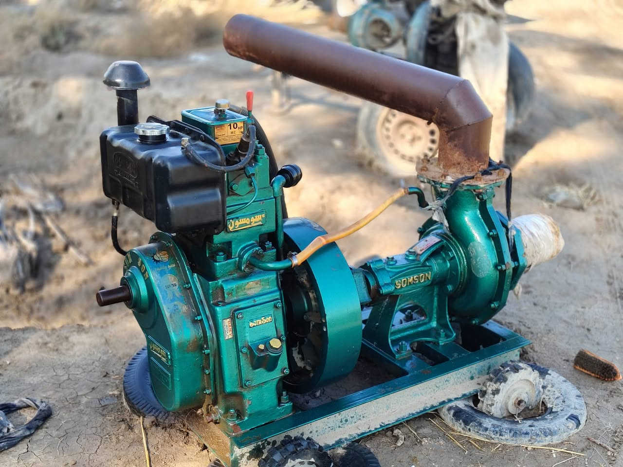 ماطور عشره حصان سومسون وصونده ثمانيه كامل غراضه ماء مفتوح السعر 750 وبيه مجال ***********
