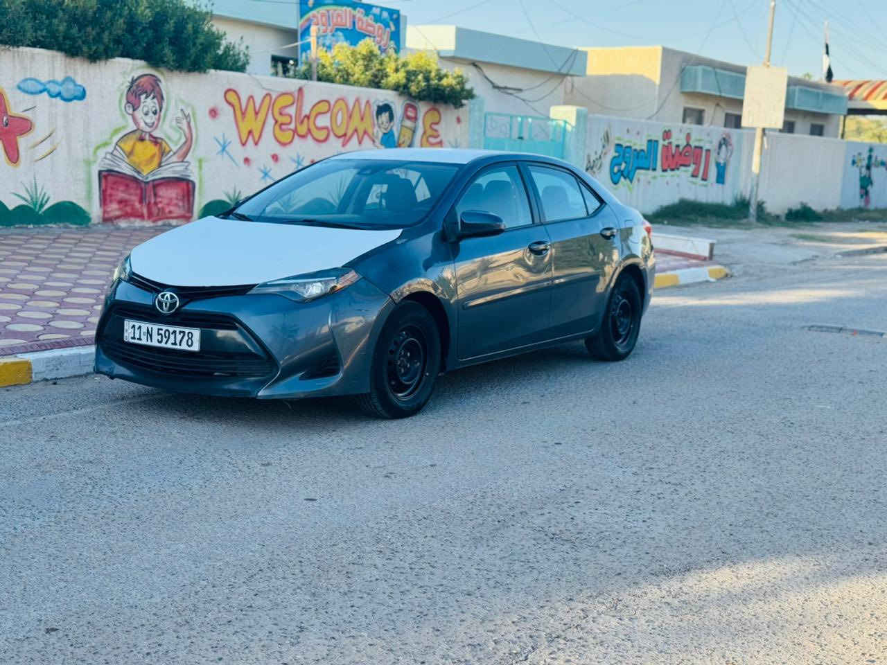 السلام عليكم كورلا مديل2019 
نضام يكو 
مانع انزلاق
تحكم جهتين 
مكينه 1800
كامرا 
شاشه ابلاد 
تخم تاير جديد 
رقم بغداد سنويه ورقم جدد بأسمي 
السياره بيها 3 قطع صبغ بدون دواخل 
كما واضح بل سونار 
وارد امريكي 
كير ومكينه مكفولات 
السعر١١٣  وبيها مجال
مكان السياره بغداد 
الاستفسار ***********
