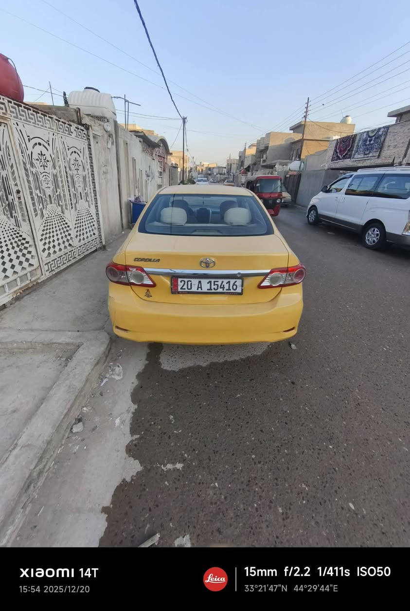 كورلا امريكي 12 أجرة رقم دولي ديالى بسمي الحادث بنيد السعر 105 وبيها مجال للشراي الهاتف *********** العنوان بغداد البلديات
