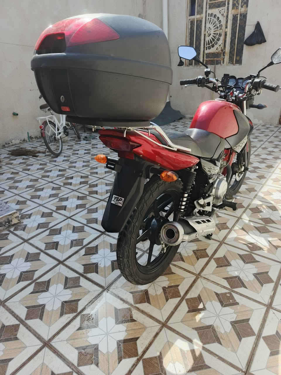 للبيع دراجه يا ماها كير رنبه خويه بعدها بحاله الوكالة جي بي اس يدات هيتر ستانه كهرباء محرك ١٥٠ سي سي للاستفسار *********** العنوان الشطره
