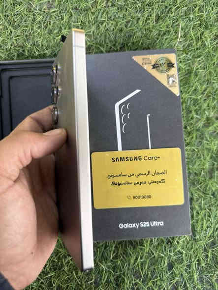 لسلام عليكم s25 ألترا ذاكره 512 512 512 الجهاز شرق اوسط عين الفهد ضمان شاشه الكيبل الاصلي مالته بعده ما مفتوح الله شاهد ما شاحنه ولا مره البارحه شتريته او اريد ابيعه بعده جديد زلغ بكد الشعره ما بي اريده ب1250 او بي مجال مكاني بغداد 
***********
