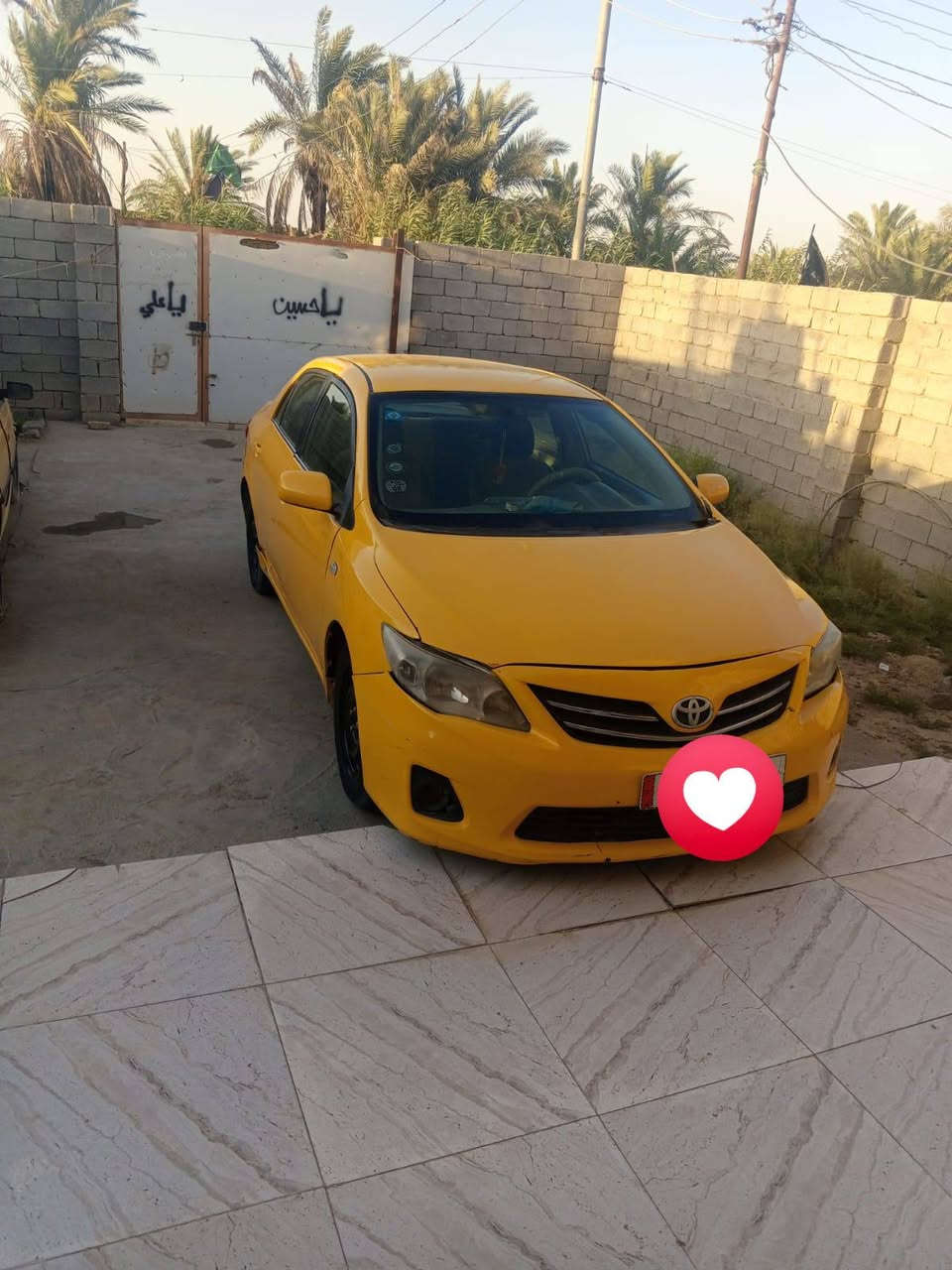 السلام عليكم
كورولا 2008  سياره بسمي سنويه 30 
مكفوله عيب شرعي  كير أو محرك مكفولات 
محرك صارلي شهر من شاده حاوي بيها مشكله 
بل كهربائيات السعر (55) بيها مجال 
الرقم للتواصل 
*********** فقط واتساب
***********
