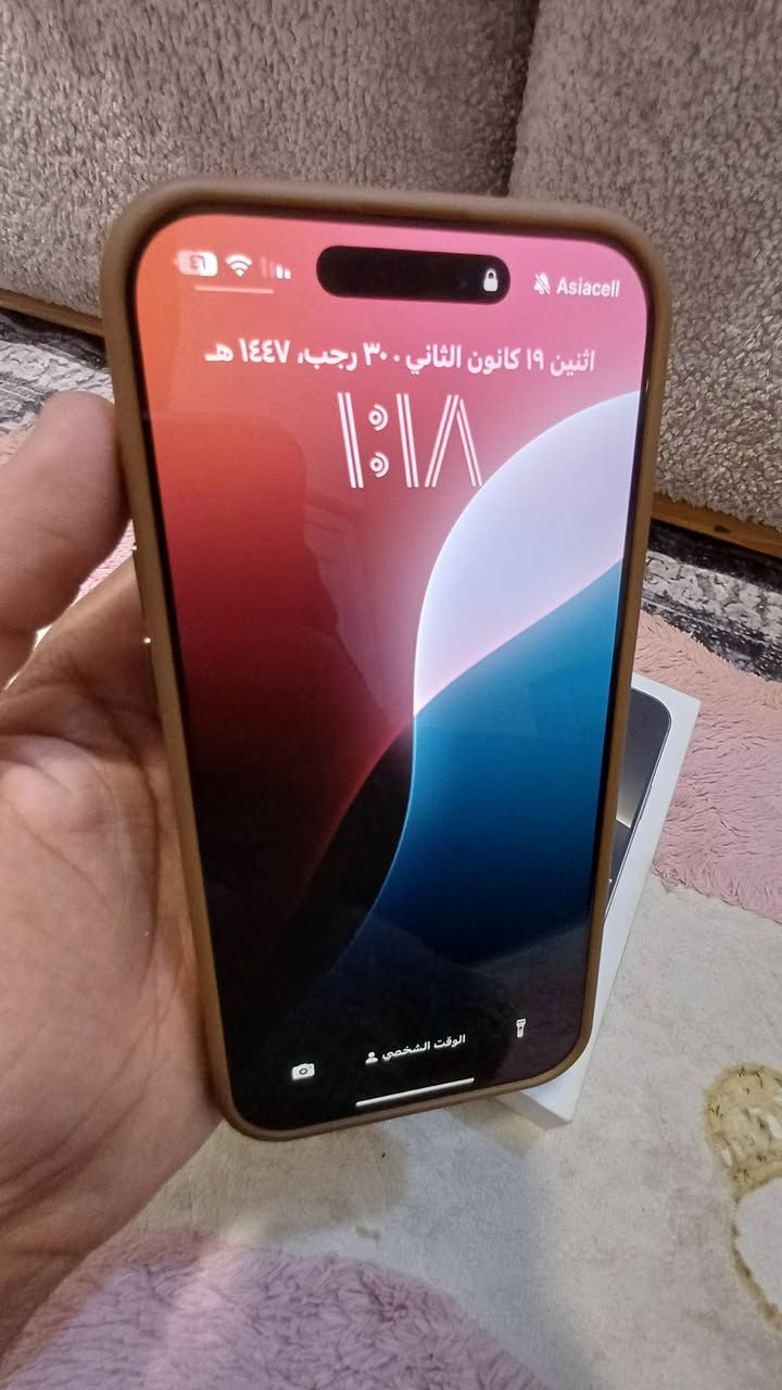 ايفون 16 برو ماكس . ذاكرة (256)  بطارية( 100 ) الجهاز مستعمل قليل اي ضرر ما بي ولا داخل تصليح شخط ما بي الجهاز بعدة داخل الضمان ينتهي الضمان مال الشركة بشهر 20 / 7 / 2026
السعر/ 1400 بي مجال قليل 
العنوان/ بغداد . الشرطة الخامسة اتواجد اتصال فقط 
***********
