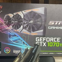 Asus 1070ti ROG STRIX 8GB OC اقوى فئة بالنوع واداء الخام يعادل كروت اح...