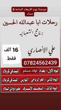 زيارة العتبات • حملة أبا عبدالله • الناصرية سوك الشيوخ