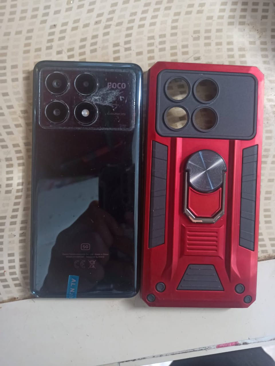 للبيع POCO X6 Pro 5G
120 هرتز 
120 فريم ببجي
بي فقط شخط صغير ومامأثر ع اي شي جهاز بعده جديد
مكفول من كلشي غير الشخط
مواصفاته بصوره 200 بالف بدون ملحقات
مكان بغداد البياع ***********
