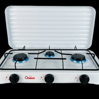 طباخ غاز ٣ عيون • مقاوم للصدأ • موديل ٢٨٥٥