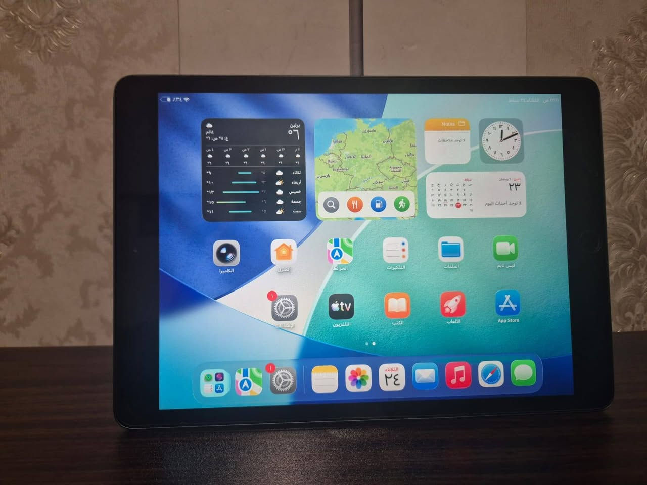 ايباد 8

الشاشة 10.2 بدقة 1620x2160 بكسل 
المعالج  A12 bionic 
الرام 3 غيغابايت 
سعة التخزين 32 غيغابايت 
نظام التشغيل ipad os 26.3 (احدث اصدار )
البطارية 81%
يدعم قلم و كيبورد ابل
60 فريم 
الجهاز نظيف  و ما مفتوح  و لا داخل  تصليح 
ملحقاته  العلبة 

السعر ١٥٠ الف

المكان بغداد ساحة عنتر 
لا يوجد خدمة توصيل 

***********
