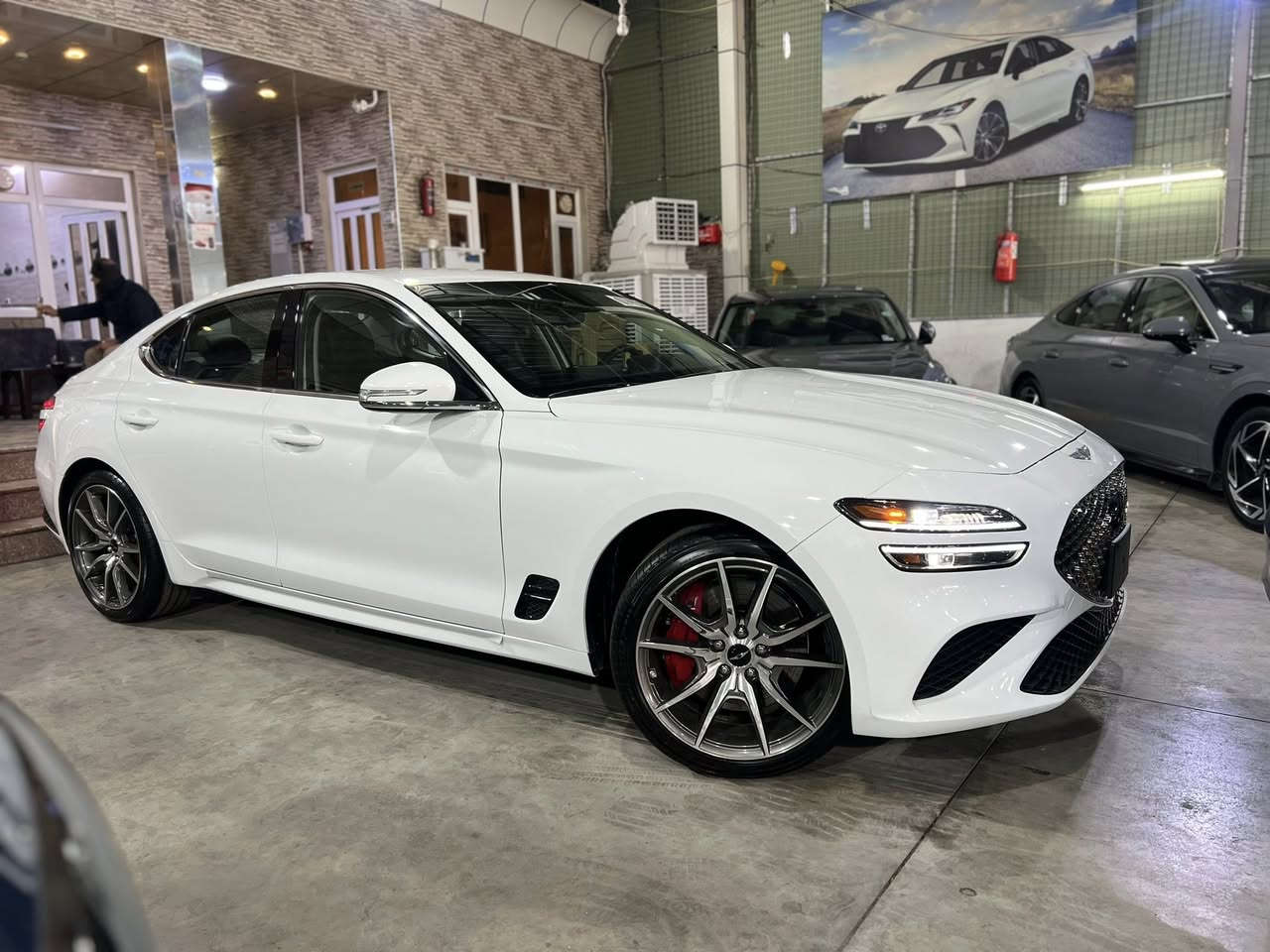 سلام عليكم 

اليوم عدنا جنيسس_موديل2025_G70_سياره ماشية700ميل بعدها زيرو صور حادث موجود سياره بس جاملغ امامي صبغ بدون دواغل بدون ايرباك مكان سياره اربيل تترقم شيمالي فقط

مكينه_4سلندر 2.5تيربو

سعر سياره 275بيها مجال 

خابر على واتساب ***********
