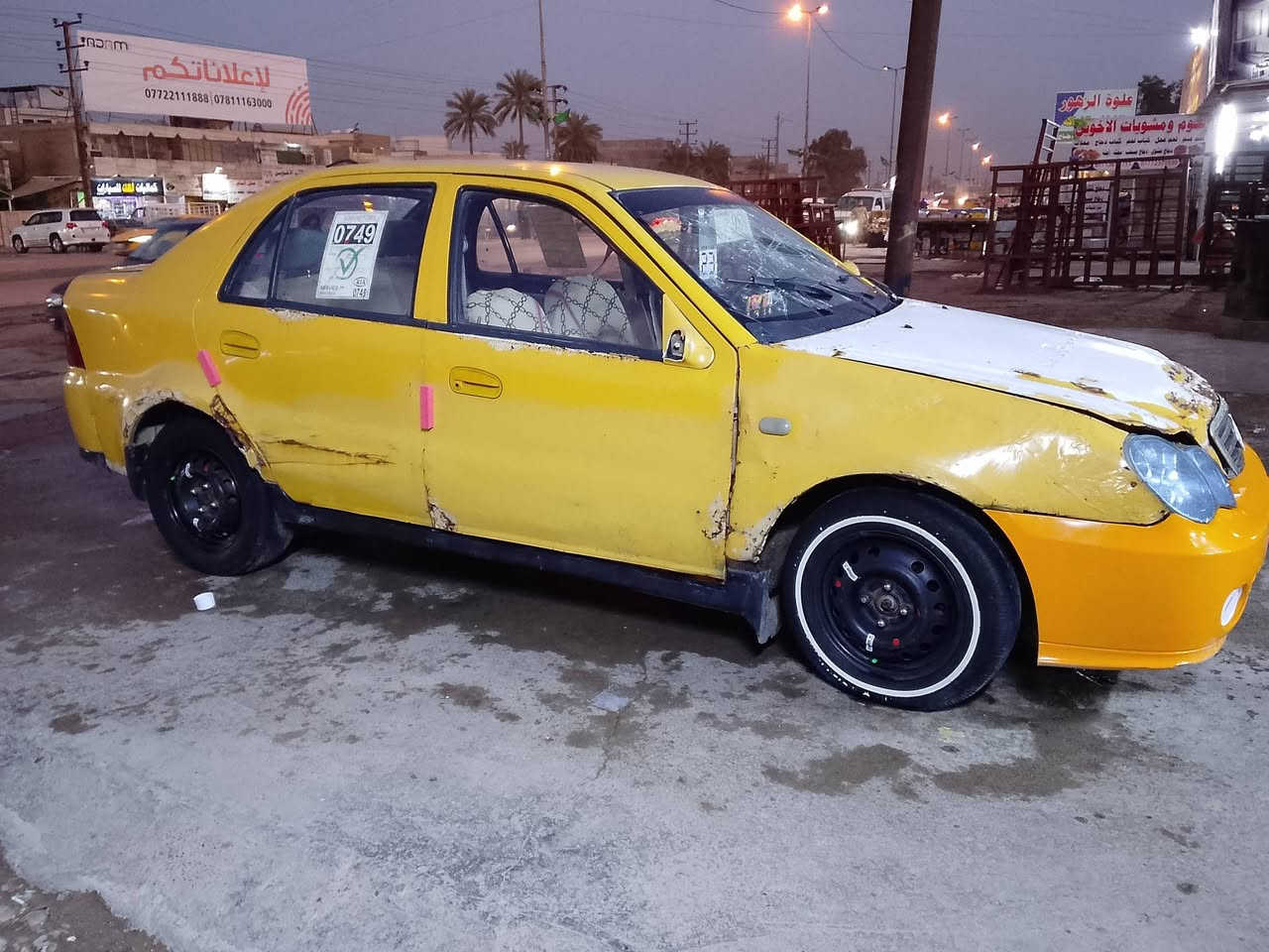 سلام عليكم سياره جيلي موديل 10 رقم بابل صدامي بدون تحويل بدون تحويل سياره كير مكينه كورله اكير اوتو باتري جديد كهربائيات كلها شغاله سياره حلوه مال شغل سعرهه 7ورقات مكاني بغداد الزعفرانيه ***********
