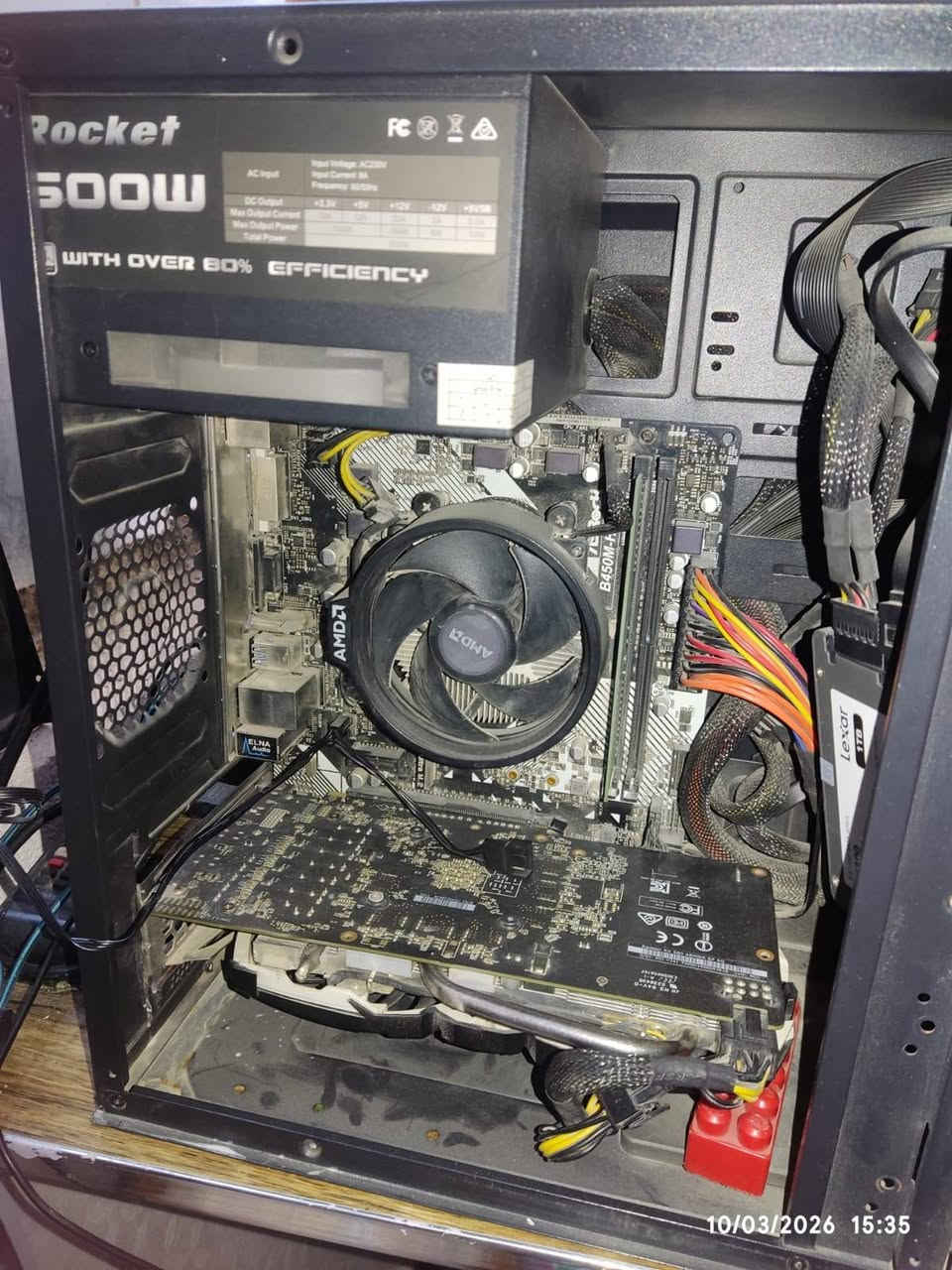 Pc مستعمل للبيع
مواصفات:
Ryzen 3 2300
Rx 580 4g
Ram 8g ddr4 2666
Ssd 1t
Ssd 128 للنظام
بدون اليو اس بي


**إذا كنت صاحب هذا الإعلان وتريد حذفه لأي سبب، رجاءا أرسل رسالة إلى الدعم الفني**