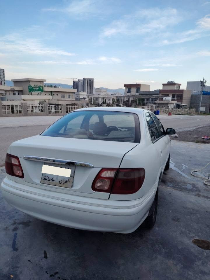 نیسان سەنی 2001 سەدامی حیزام بۆیاغ  لەسەر ساغی هیچ نوقستانیەکی نییە سەنەوی بەسەر چووە تاخم پێشی تازەیە بێ کێشەیە  گێڕ ئۆتۆماتیکە سعری 75 گەڵا و مەجال
***********
*********** السليمانية, العراق
