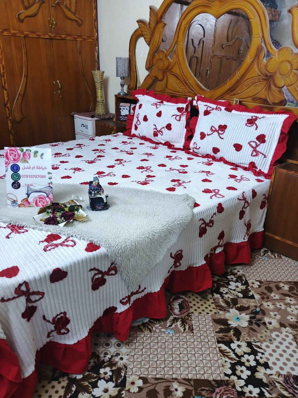 فرشه قماش خاولي 💯🪡🧵
حسب قياس والطلب قياس ١٨٠في٢٠٠ 🪡💯🧵
توصيل كربلاء وجميع المحافظات 🚖
اي استفسار ع واتساب ***********💸 كربلاء, العراق
