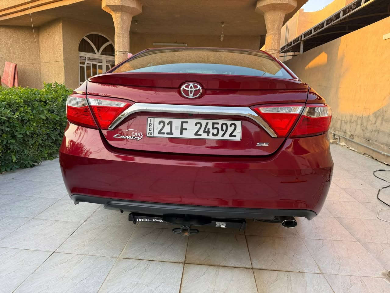 كامري 2017 se
السياره ضررها جمالغ وبنيد بدون دواخل بدون ايرباك وبيها بارد بالجاملغ الوره مشتغلي درجه اولة 
السياره فتحه والجام ينزل عالرمونت 
تخم تاير برجستون 
هوك سحب ب300$ 
مابيها نقص اي شي 
كلها على وضع الوكاله 
سستم صوت حيل واضح وحلو 
السعر 165 وبيها مجال حك الجيه 
*********** وتساب
*********** للاتصال
