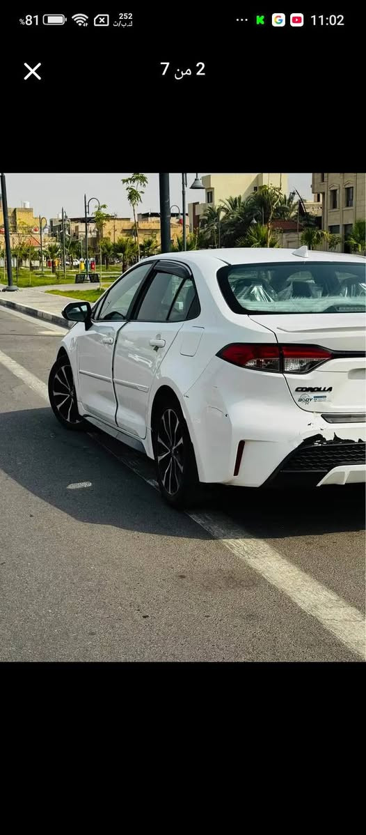 السلام عليكم 
كورلا 2021 وارد امريكي ضربتها كلش خفيفة موضحة بالصور فقط دعامية و قليل من البنيد  ماشية 77 الف 
بيها صبغ قطع كلير 
ثلاث انظمه قيادة 
شاشه كامرة  
رقمها بصرة معوقين 
تبريد ثلج كير جديد مكينة تخبل 
السعر 130 و بيها مجال مكان بصرة 
*********** البصرة, العراق
