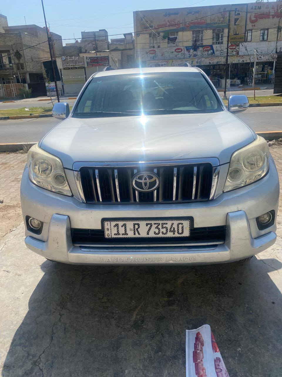 برادو موديل 2013
اربعه سلندر بدون ضرر  مكفوله من الصبغ والتبديل
السعر 22500 دولار وبيها مجال *********** مكانه بغداد
