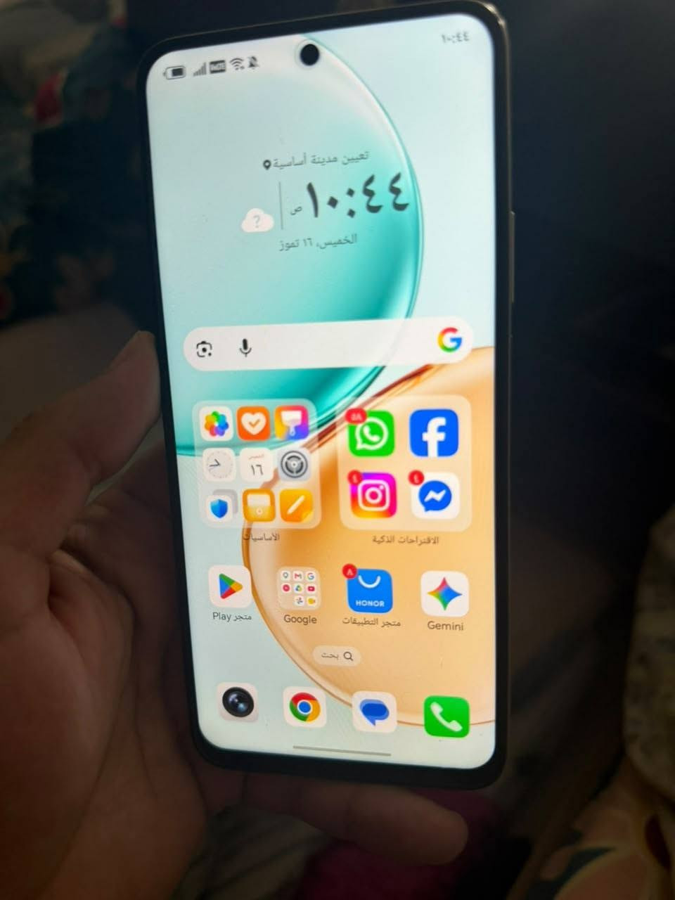 HONOR X7d
بطارية ٦٥٠٠
شاشة تردد ١٢٠ هيرتز
الجهاز صارلة أسبوع من اخذتة جديد ملحقات كاملة
السعر  250 
مكاني بغداد ***********
