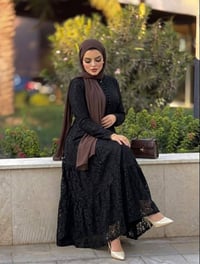 فستان • كيبور مبطن تركي • مقاسات ٣٨،٤٠،٤٢،٤٤