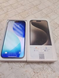 ايفون 15برو ماكس   ملاحضه الجهاز شخط مابي   بطاريه82 -ذاكره 256   (Wat...