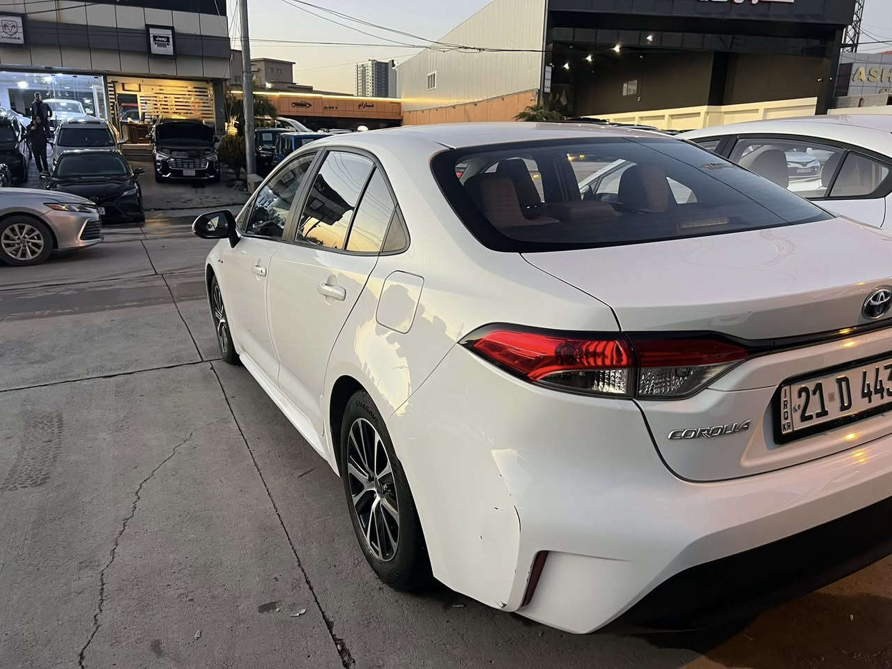 السلام وعليكم للبيع كوريلا2023تجميع الصين
محرك 18هايبرد
بدون صبغ بدون تعديل ماشيه 20ألف
السعر 143$
مكانها السليمانية 
***********
