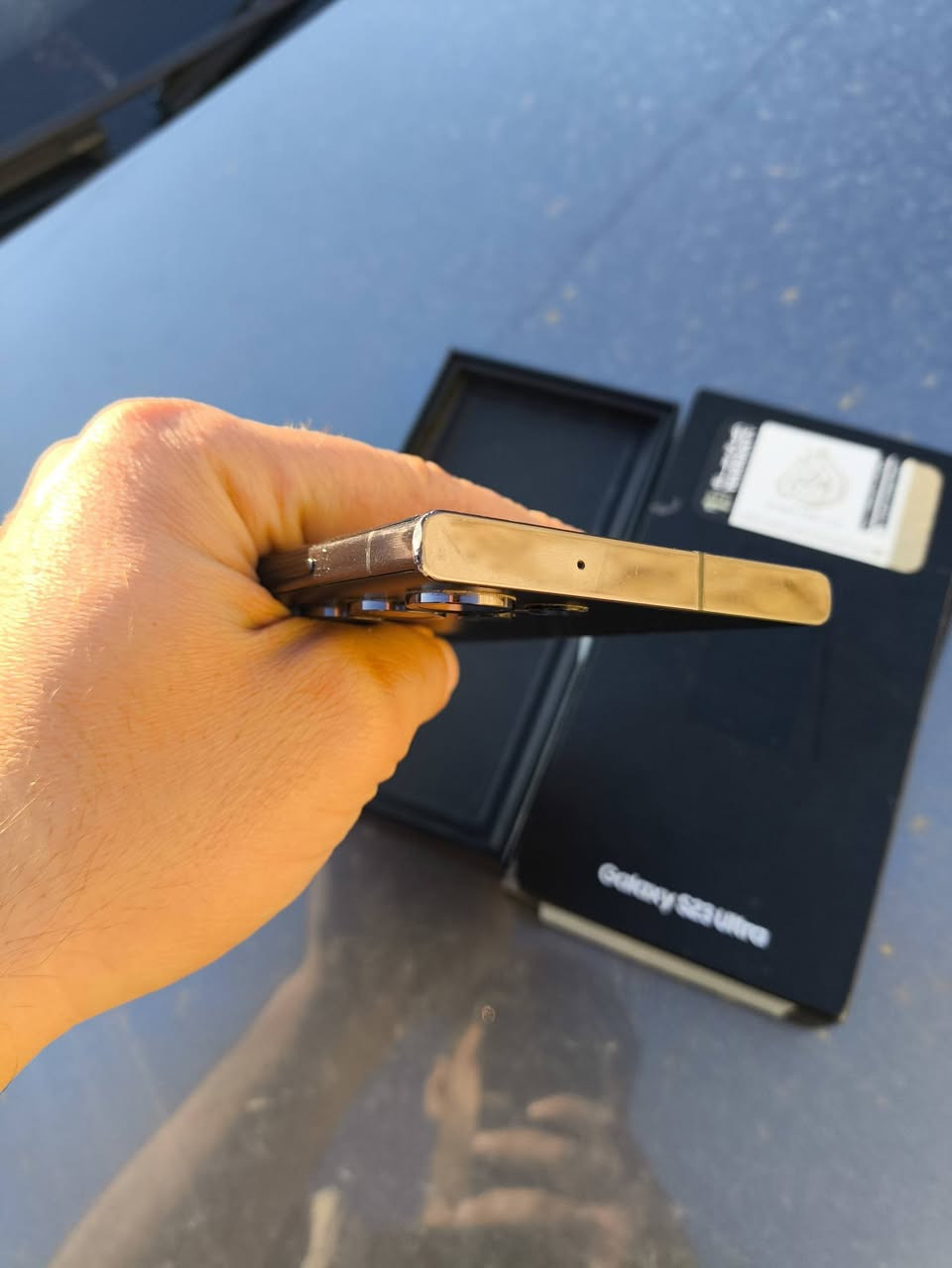 Galaxy  S23 ultra 
 نرخى 720  
زاكيره 256 رامى 12
 خاوينى 97% 
كامل ئه شيا  
 بي عه يب  و نه كراوه به زه مان 2رؤژ
گه ياندن هه يه 
شوين كركوك 
***********
***********
------------------------------------------------------------------------------------
سعره  720  الف 
ذاكره 256  رام 12
 نظافه 97% 
 غراضه كامل 
  مابيه عيب خطين  و مامفتوح  بضمان يومين الفحص
متوفر توصيل
مكاني كركوك
***********
***********
