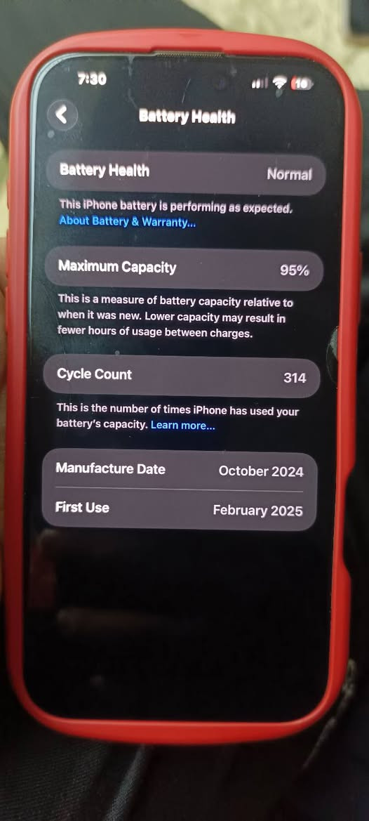 سلام عليكم ايفون 16برو ماكس الجهاز نضيف بطاريه 95 مكفول من كلشي السعر 1375بي مجال حك الجيه المكان بغداد الجديده شارع المسبح الرقم ***********
