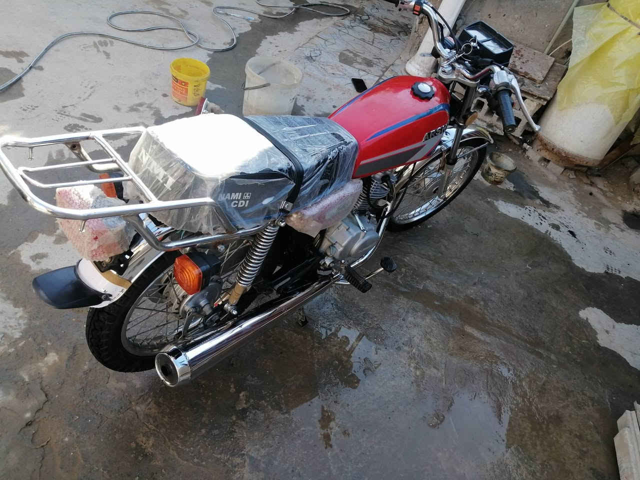 السلام عليكم دراجه ارشا موديل 21 طالع بدايه 22 اوراق اصولي بسمي وصل معرض موجود كمرك مدفوع كبل اترقم مكفوله كفاله عامه محرك مامفتوحه ابلادي كرهبائيات كله شغاله نضافة انضف من الصوره تجي وشوف ابعينك كل نقص مابيه تواير توني شادهن صايرله اسبوع مكان كربلاء حي النصر تقاطع ملعب الدولي الإتصال على الرقم *********** السعر خاص
