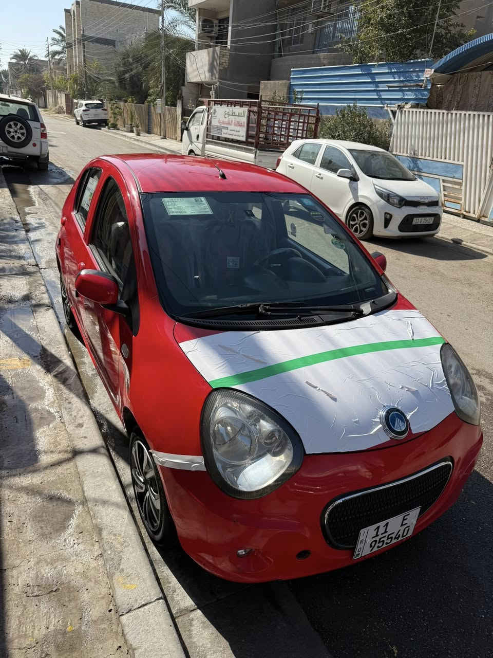 سلام عليكم
باندا 🐼 2013 بغداد رقم نكليزي هزه وسنويه جديد  باسمي. شرط تحويل وعقد المروري 
كير بلادي / مكفول 
مكينه بلاد / مكفول  شرط  لاتنقيص ولانضوح   ولا تبخير 
لغود شواصي / مكفول 
سياره شرط لاتبديل ولا فتح كله على بلاد 
بيهه قطعه ونص صبغ. فقط وشرط سونار 
حداديه صدر امامي خلفي جديد 
مابيهه اي نقص كامله مكمله ربع متصرف عليها وعليها ادامه كامله من كل  كلشي تاخد شي جاهز وشرط  السونار 
السعر    50$ وبيهه مجال بسيط  
العنوان بغداد تقاطع الدرويش 
***********.          ***********
