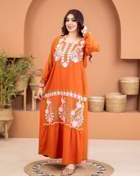 دشداشة نسائي • كشمير مراسي • فري سايز ٣XL