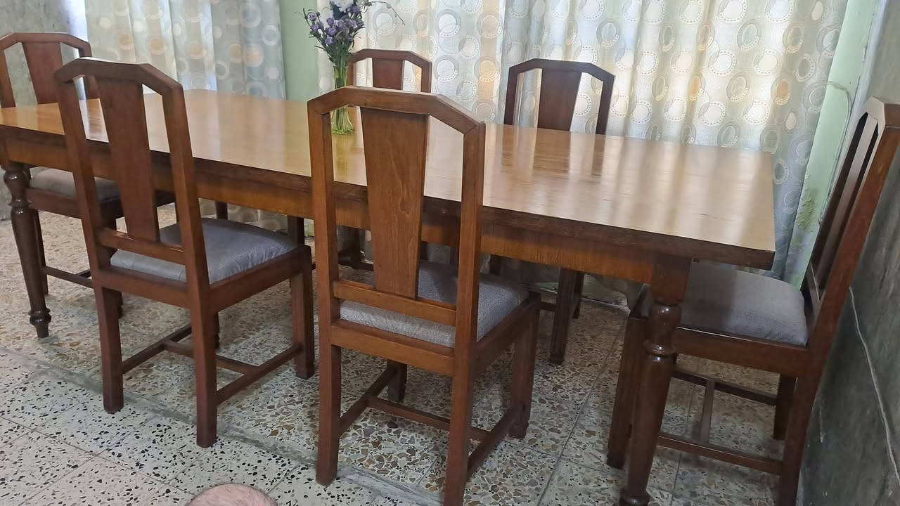 ميز طعام ٦ كراسي خشب صاج عراقي قياس ٢٤٠×١١٥ توجد خدمة توصيل


**إذا كنت صاحب هذا الإعلان وتريد حذفه لأي سبب، رجاءا أرسل رسالة إلى الدعم الفني**