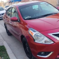 نيسان فيرسا 2018 SV لون ماروني مميز  مواصفاته معروفة  قطعتين صبغ بنيد ...