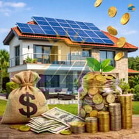 طاقة شمسية • أقساط مريحة • ضمان ٥ سنوات