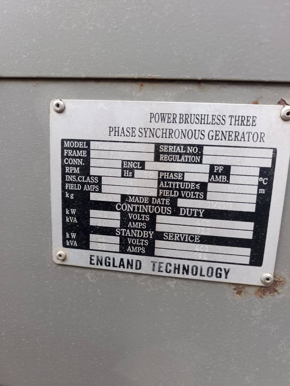مولد جديدة لك ٥٠  كي مشروطه توليد نحاس محرك بيركنز اصلي سعر مناسب  ***********
