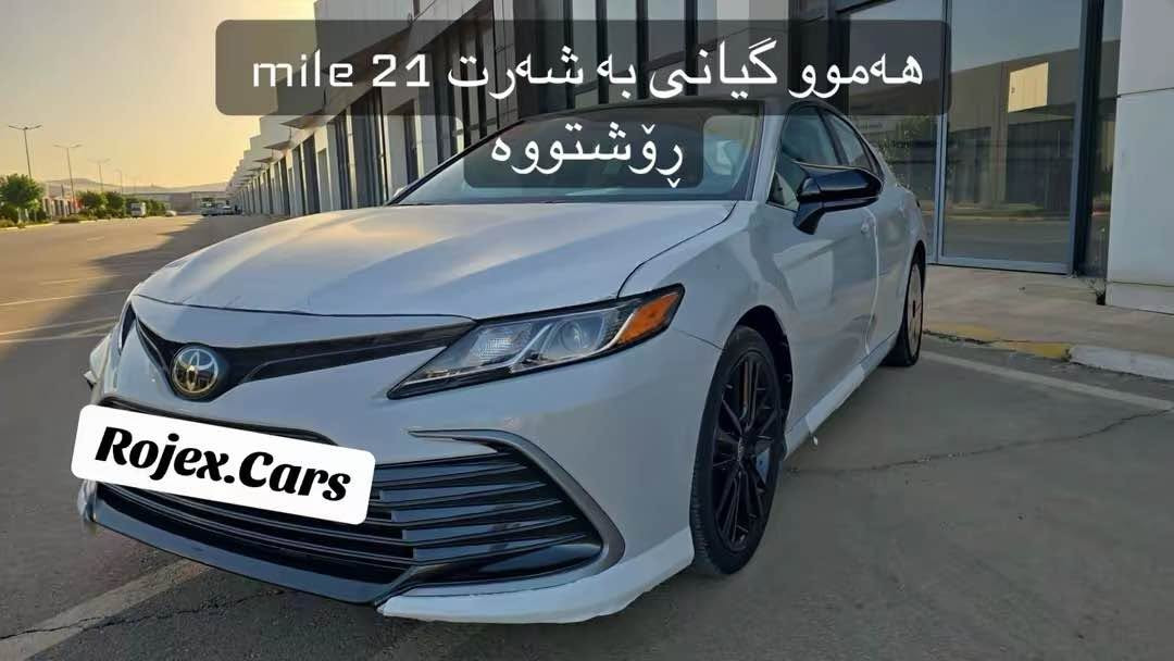 تۆیۆتا کامری ٢٠٢٤ LE  هەموو گیانی کراوە بە XSE   ڕەقەم سلێمانی 
ئەمریکی ڕەنگ چیمەنتۆی 
تەنها دوو دەرگای لای سەکن بۆیاخە بێ ناوگرتن 
ئێرباگی سەر شانی سەکن تەقیوە دانراوەتەوە سیستەم کراوە
هەموو گیانی بە شەرت ڕەقەم شانسی دانراوە 
بۆ زانینی نرخ  یاخوود زانیاری زیاتر پەیوەندی بکەن بە ژمارە تەلەفوونی : 
*********** السليمانية, العراق
