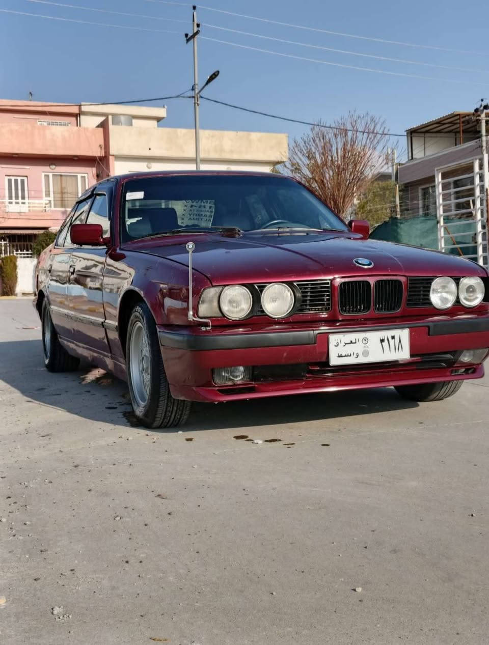 سرتا به ناوی خوا 
بیم لوک دانسقه م بو هیناون 
زور زور جوانو ریکو پیکه 
له قوتی خوی بیزاره 
520i
دوکه ل بو غار سرف به شرتی 1000فیتر
ئه کسل قوفل
کاردنی لوک
کاربره بای به شرت 
کوشن جلدی بیلاد
دو جام کاربا
سلایت
دعامیm
لایت زینون 
شاشه ئایپات
ئیمپی فایر
مودیلی 1991
سیارکی زور جایز بی مسروف
تایه ویلی موشبک بلادی
سیاره که ئارمی پلاستیک سلیمانیه ئارم به شرت نیه به هه دی ئه دمی به س مالی مه دنی به شرت 
سعری 25گه له توزی معامله
شوین سلیمانی
ژ*********** شربازهير, السليمانية
