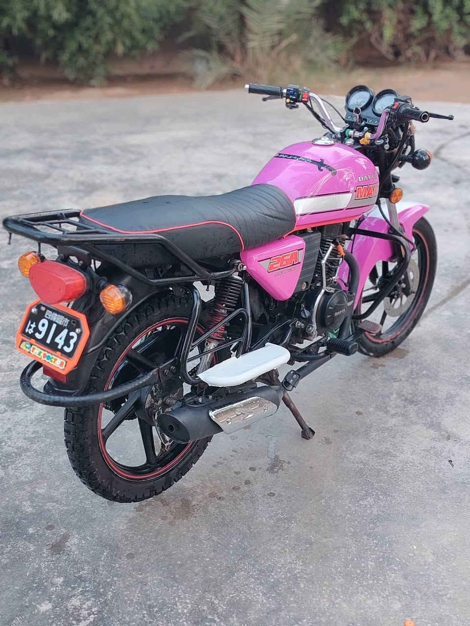 السلام عليكم
دايون للبيع 23  سكنر
دراجه جديدة
نكرة سلف. باتري جديد.
كهربائيات كامله كلها شغالة
سويج سجينة كفالة
مكينه لاتبخير ولاتنقيص برغي مامفتوح بيها
مكفولة كفالة عامه
السعر مليون و 150. وبيها مجال للطيبين
***********
مكاني بابل محاويل
