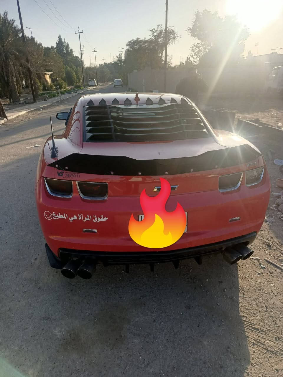 سلام عليكم كمارو للبيع او مراوس حسب القناعه موديل 13محدث 18فول رقم بغداد محرك 3600 للستفسار ***********
