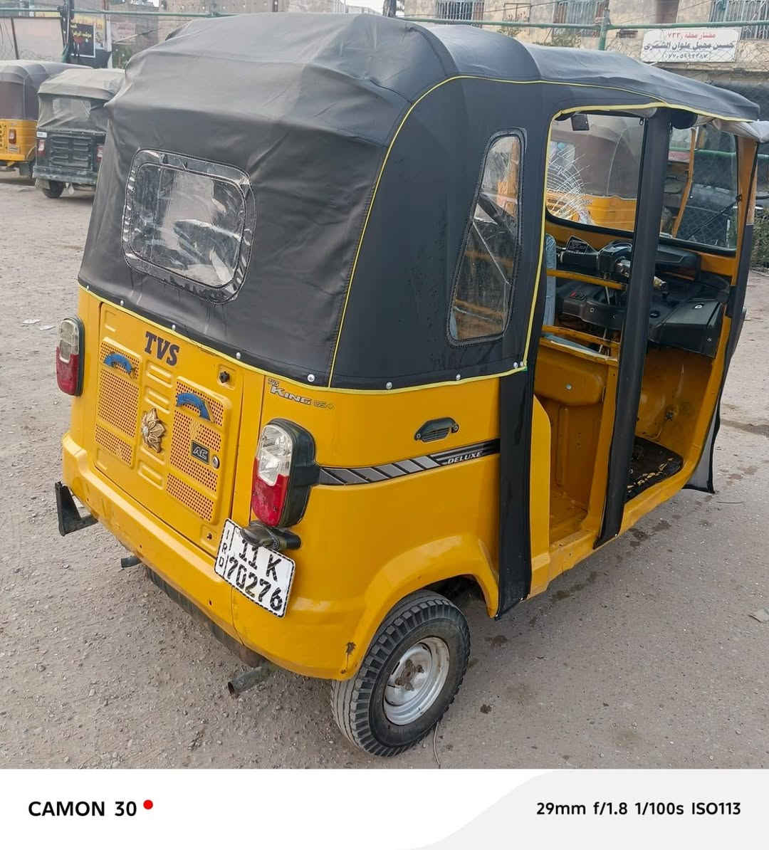 السلام عليكم شباب تكتك تي في اس للبيع موديل 18 رقم وسنويه شرط التحويل بسمي تكتك نضيفه محرك خير من الله كله جديد دوشمه تخم تاير جادر  جديد صفاحيات يمنه ويسره كهربائيات شغاله كلهن هورن ماسحه جديده  قطره خياس مابيهه كلجات جديده  مكاني بغداد الامين ثانيه سعرهه 5300 وبيهه مجال حك جيتك اذا شراي رقم الهاتف ***********
