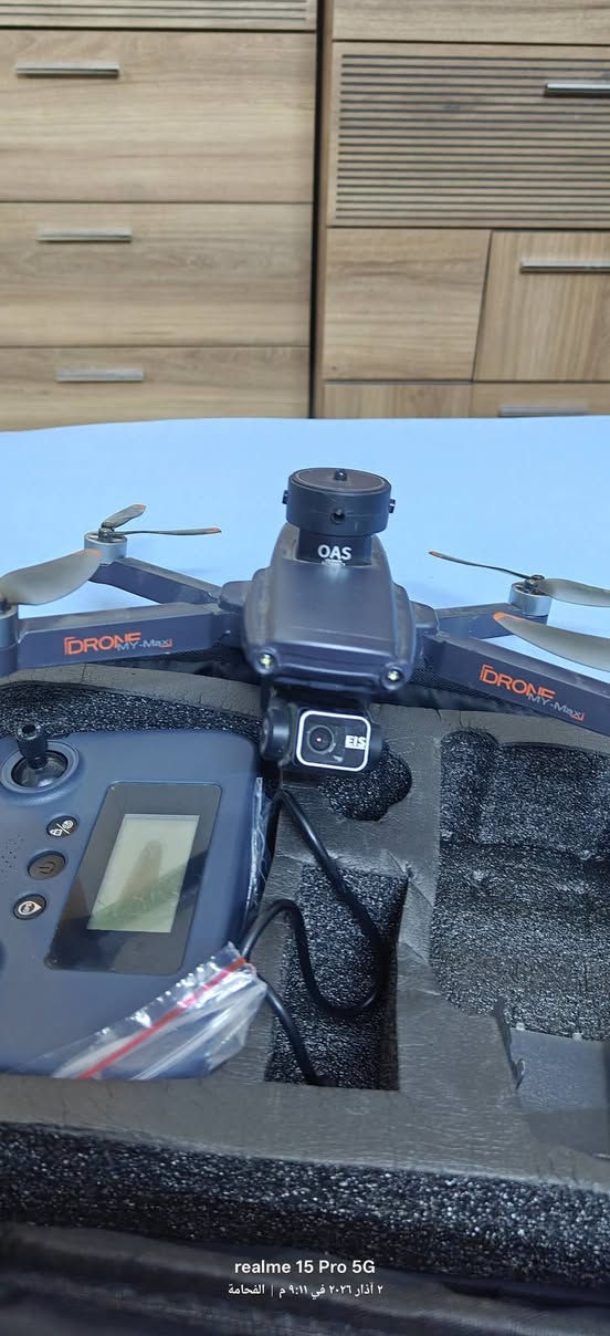 درون m105 max شوف مواصفاتها على كوكل  4k.6k.8k كمبل ثلاثي  صورة كلش حلوة ثبات . مدى 3 كم ارتفاع 250 كامل ملخقاتها جنطة جلد مميزة  ريش احتياط رادار  شوف اسعارها بيش بالمواقع  مشكلتها بس البطارية  مكسورة الليطة ومتكعد  من تشتغل تتحرك البطارية  ابيعها على وضعها  نقص بطارية السعر  110


**إذا كنت صاحب هذا الإعلان وتريد حذفه لأي سبب، رجاءا أرسل رسالة إلى الدعم الفني**