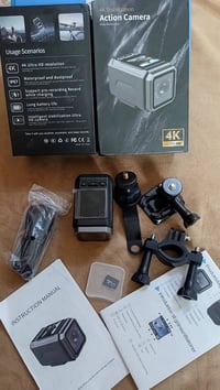 كامرة 4K • مقاومة للماء • زاوية 180